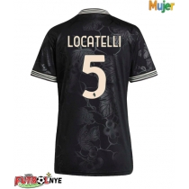 Camiseta Juventus Manuel Locatelli #5 Tercera Equipación para mujer 2025-26 manga corta